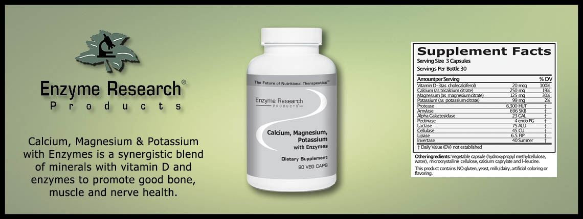 Enzyme Research Products Calcium-Magnesium-Potassium